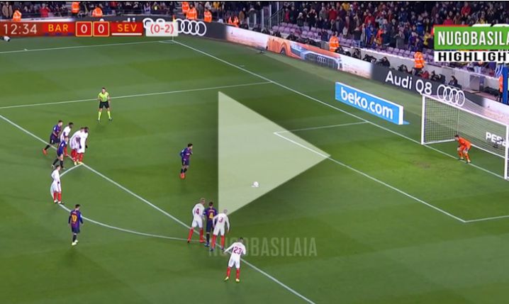 Messi oddaje Coutinho rzut karny! [VIDEO]